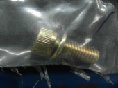 M6X1.0X16 CAP SCREW DIN912  WITH SPRING WASHER GRADE12.9